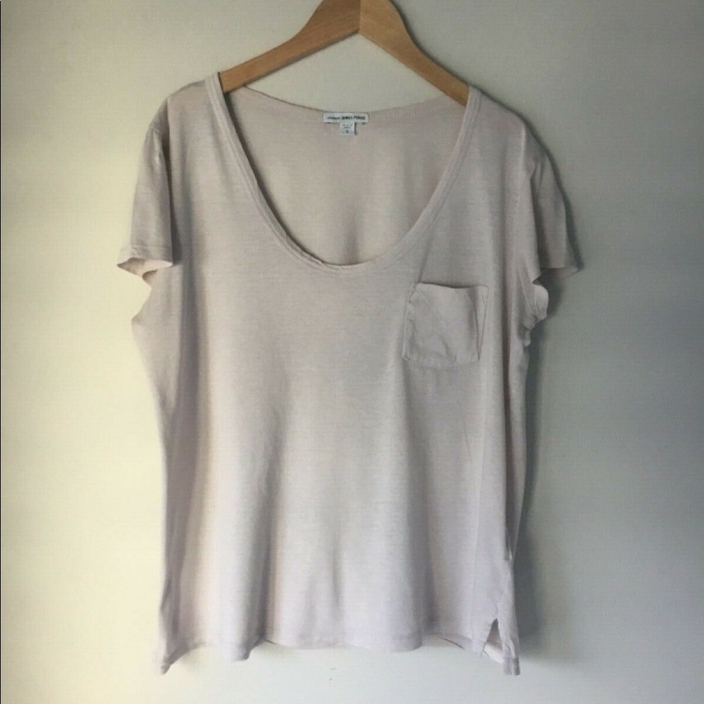 James Perse Scoop-Neck T-Shirt